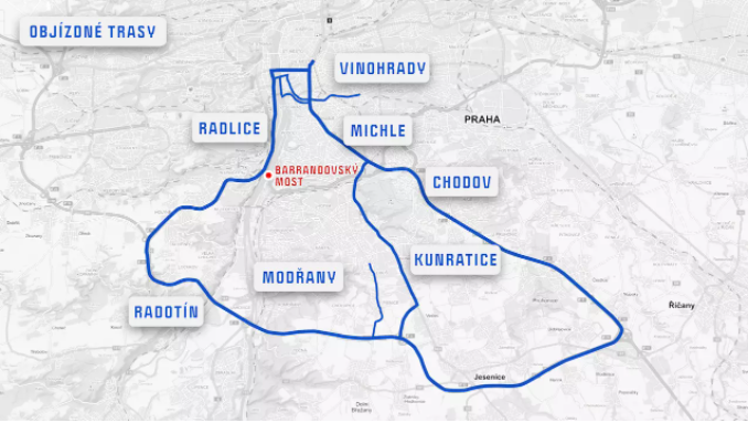 Barrandovský most-Objízdné trasy a plán oprav